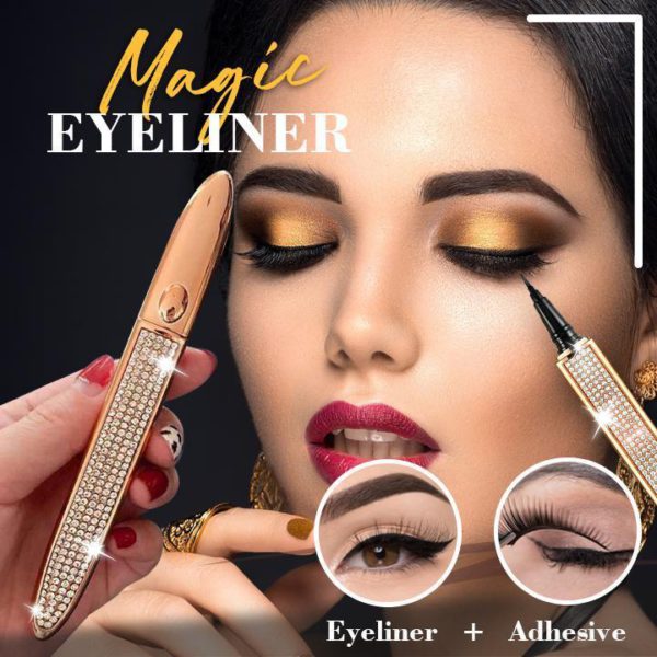 💝💝(ໂປຣໂມຊັ່ນມື້ສຸດທ້າຍ - ຫຼຸດ 50%) Diamond Eyeliner Magic Multi-Functional Magic Eyeliner