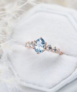 Oval Montana Sapphire Ring