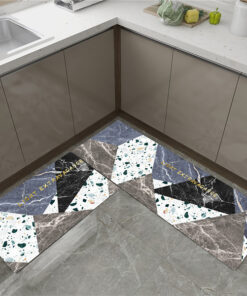 （Sidste dag-kampagne - 50 % RABAT!!!）🔥2021 seneste 3D-køkkenprintede skridsikre tæppe【Køb et og få et gratis】