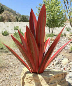 Saf metal+Sıcak Satış %50 Off-Red Tekila Agave-Bahçe dekorasyonu için mükemmel