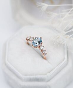 Oval Montana Sapphire Ring