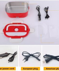 Portable Heated Electric Lunch Box 2 IN 1 - For Car,Truck,School and Work📢 50% OFF