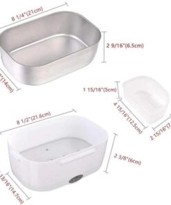 Portable Heated Electric Lunch Box 2 IN 1 - For Car,Truck,School and Work📢 50% OFF