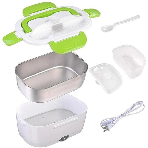 Portable Heated Electric Lunch Box 2 IN 1 - For Car,Truck,School and Work📢 50% OFF