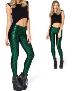 LEG SHAPING REFLECTIVE MERMAID LEGGINGS