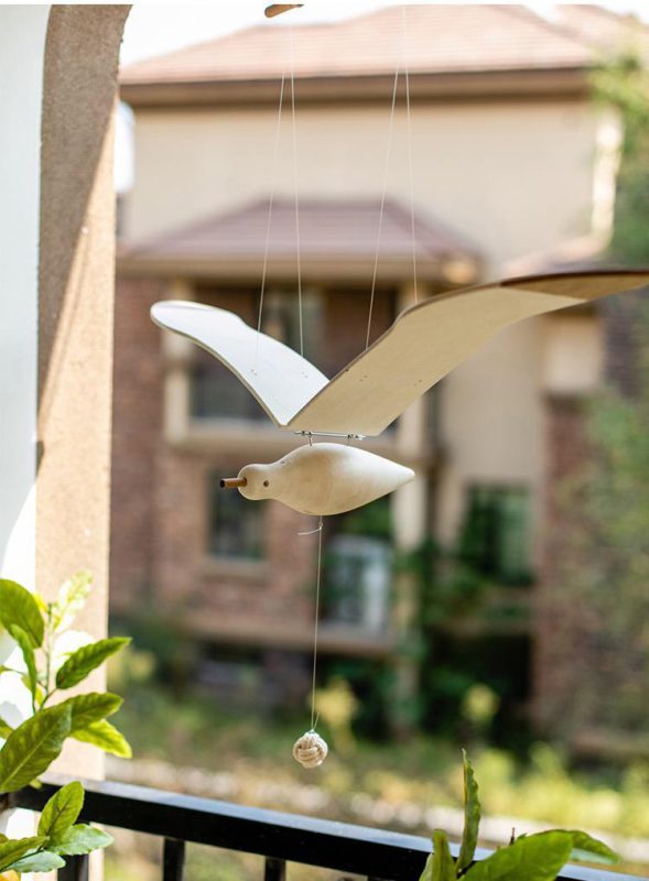 Pendenti ya Flying Seagull (Zawadi ya Siku ya Mama/Siku ya Baba)