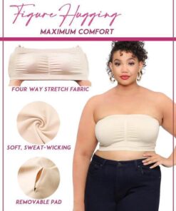 🔥【PAY 1 GET 3】Supportive Bandeau Bra-Buy 2 Free Shipping