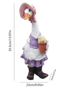 Mycolla™ Resin Duck Ornaments Garden Animal Statue