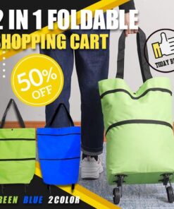 (Father's Day Promotions-50% OFF)2 In 1 Foldable Shopping Cart(BUY 2 GET FREE SHIPPING)