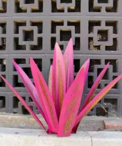 Pure metal+Hot Sales 50% Off-Red Tequila Agave-Perfect for garden decoration