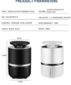 Mosquitoes Eliminator For Indoor And Outdoor With LED Light Noiseless And Nontoxic