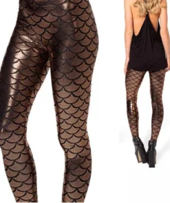 LEG SHAPING REFLECTIVE MERMAID LEGGINGS
