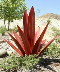 Pure metal+Hot Sales 50% Off-Red Tequila Agave-Perfect for garden decoration