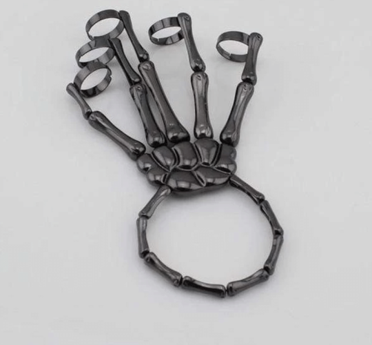 Loopymall Skeleton Hand Bracelet (Adjustable Size) 2020 Christmas Halloween Gift