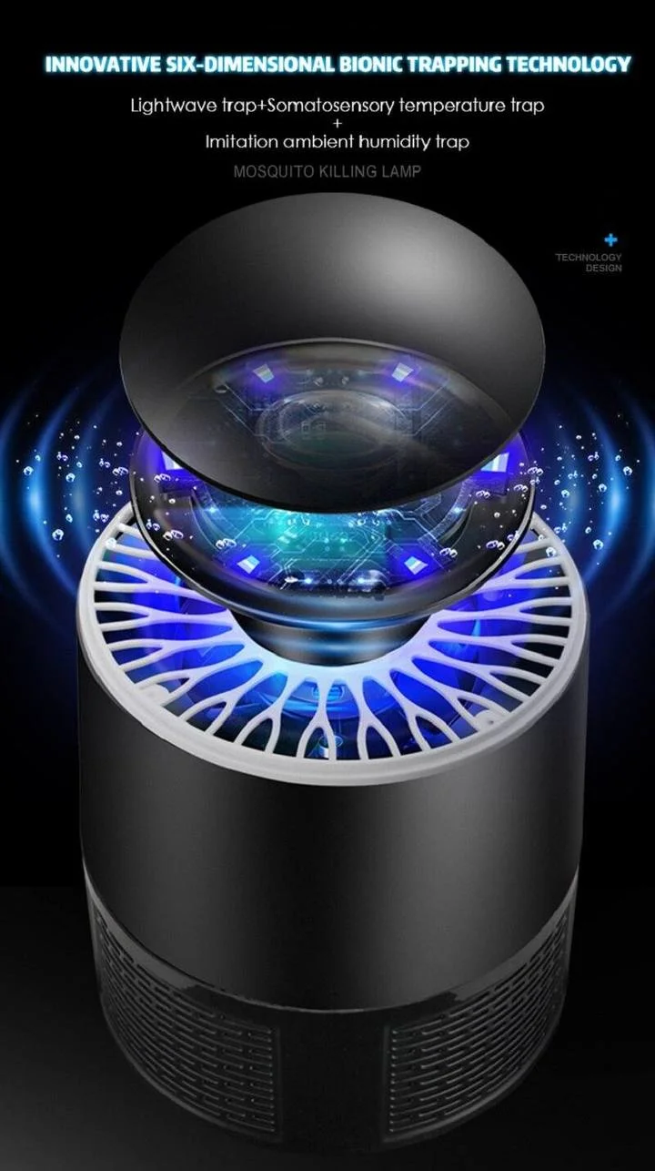 Mosquitoes Eliminator For Indoor And Outdoor With LED Light Noiseless And Nontoxic
