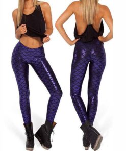 LEG SHAPING REFLECTIVE MERMAID LEGGINGS