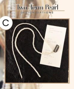 Pearl Tassel Hair Braid Chains