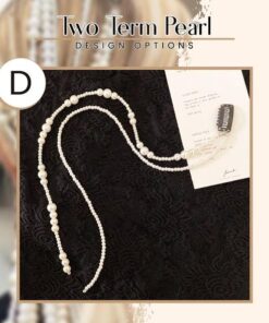 Pearl Tassel Hair Braid Chains