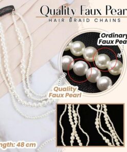 Pearl Tassel Hair Braid Chains