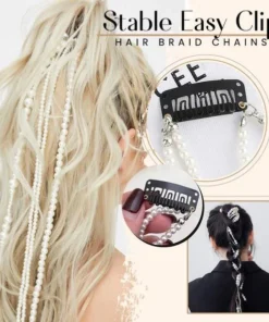 Pearl Tassel Hair Braid Chains