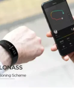Curved Smart Watch with 24/7 Heart Tracking