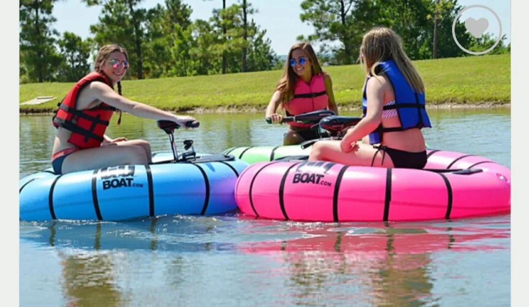 Bumper Boat | Portable Personal Watercraft(Including inflator, motor and assembly parts)