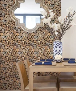 Stones3DWallpaper, three-dimensional sticker wallpaper, in imitation stone