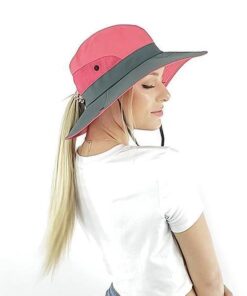 🔥ទិញ 1 ថែម 1 🔥ឆ្នាំ 2021 មួកការពារកាំរស្មីយូវីថ្មី Ponytail sun hat