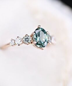 Oval Montana Sapphire Ring