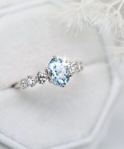 Oval Montana Sapphire Ring