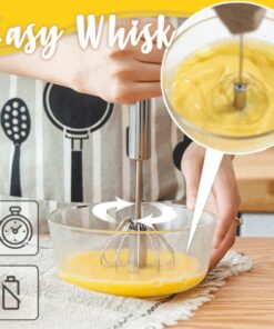 (🔥Clearance Sale - 50% OFF)Stainless Steel Semi- Automatic Whisk,Buy 2 Get 1 Free &Free Shipping