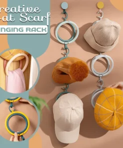 Creative Hat Scarf Hanging Rack