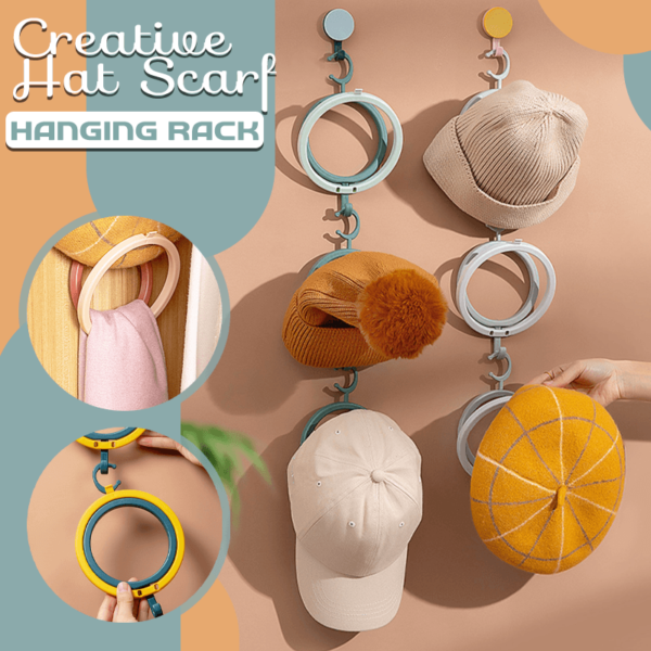 Creative Hat Scarf Hanging Rack