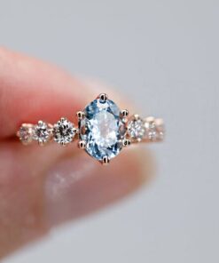 Oval Montana Sapphire Ring