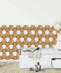 Stones3DWallpaper, papur wal sticer tri dimensiwn, mewn carreg ffug