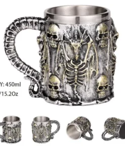 Necromancer Skull Mug