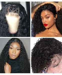 Natural Looking Bob Curly Lace Wig