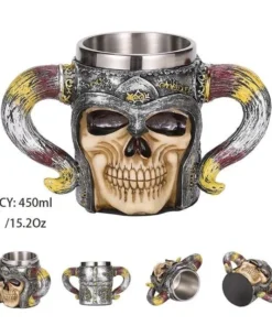 Necromancer Skull Mug