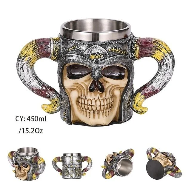 Necromancer Skull Mug