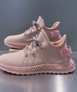 Spring and Summer 2021 New Breathable Knitted Women's Shoes