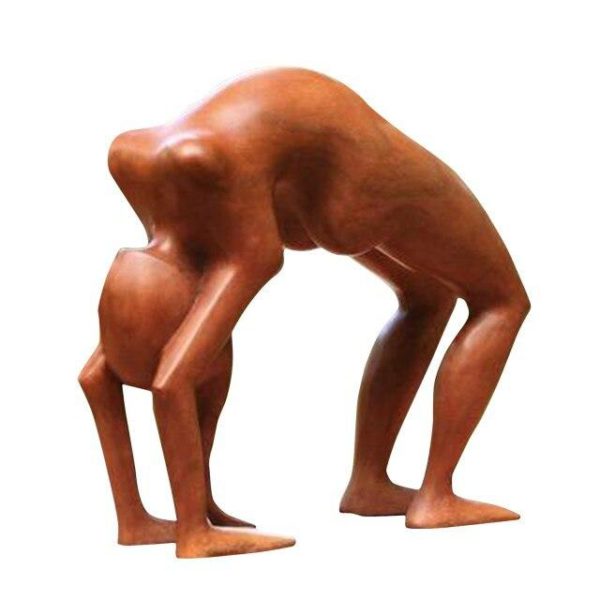 Yoga Body Figure Sculture Wood