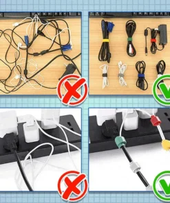 Reusable Cord Organizer Ties (50pcs)