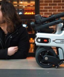 The Folding E-Bike Collapses Down To Fit In Your Backpack