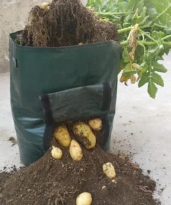 30L Large Capacity Potato Grow Planter PE Container Bag Pouch Tomato Vegetables Garden Outdoor