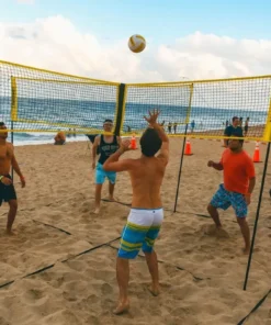 (🔥Summer Hot Sale - 50% OFF) Cross Volleyball Net, Set Up Within Minutes In Sand, Grass, Or Indoors