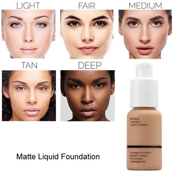 (NEW YEAR SALE 🎉 - SAVE 50% OFF!!🔥)2020 New Creative Flawless Matte Liquid Foundation - BUY 3 FREE SHIPPING!!