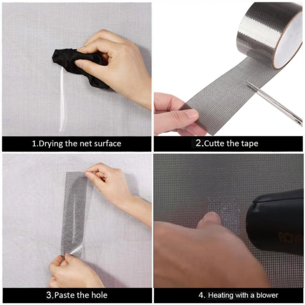 【🔥BUY 2 GET 1 FREE】Summer Hot Sale 50% OFF - Prevents Intruding Insects Screen Repair Kit(2 M)