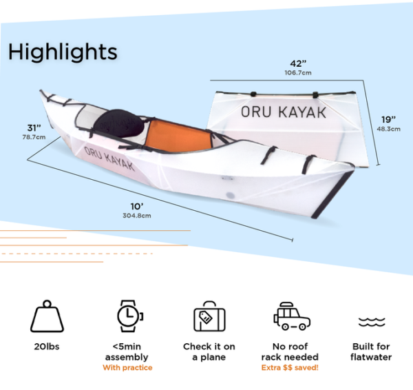 【2021 Hot Sale】Portable Origami Folding Kayak