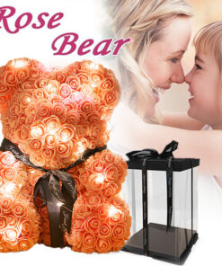 🌹🌹Akce ke Dni matek 60% SLEVA‼ - Luxusní růžový medvídek