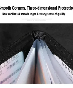 Car Driving License High-end Suede Storage Bag